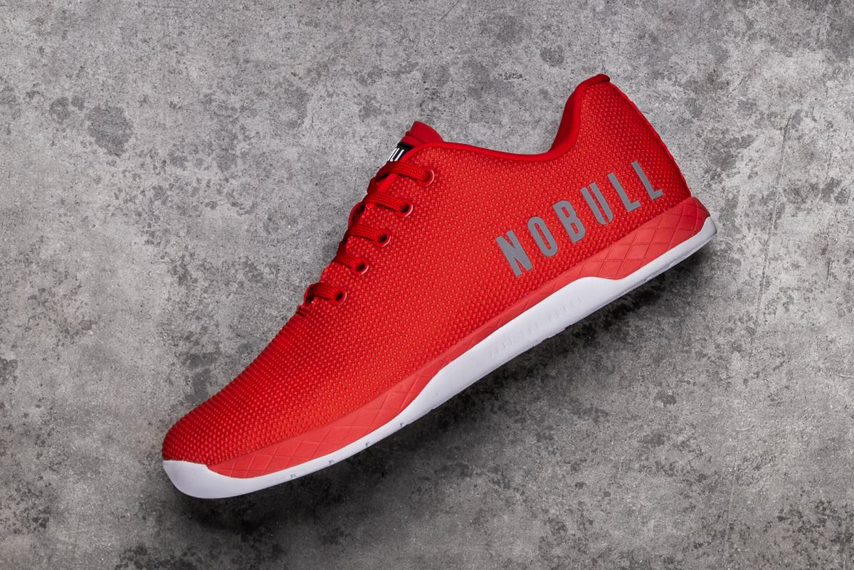 Nobull Superfabric Men's Trainers Red | Australia (CI9427)